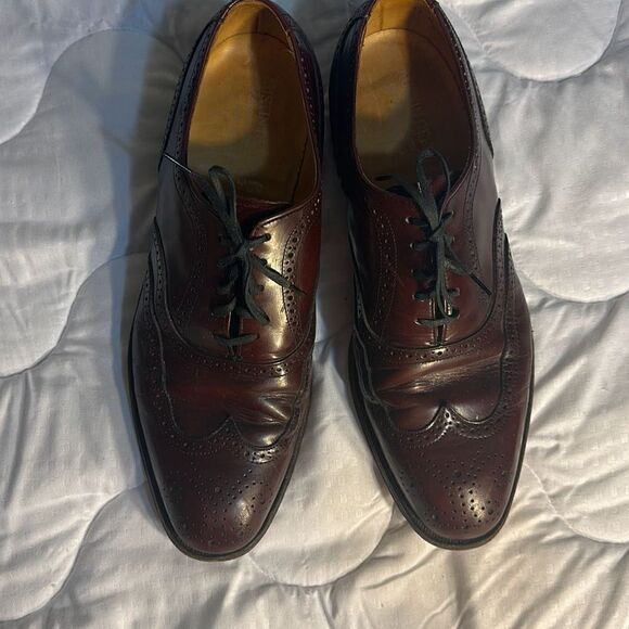 Austin Reed of Regent Street Size 11 M Brown Leather Dress Shoes - Picture 1 of 10